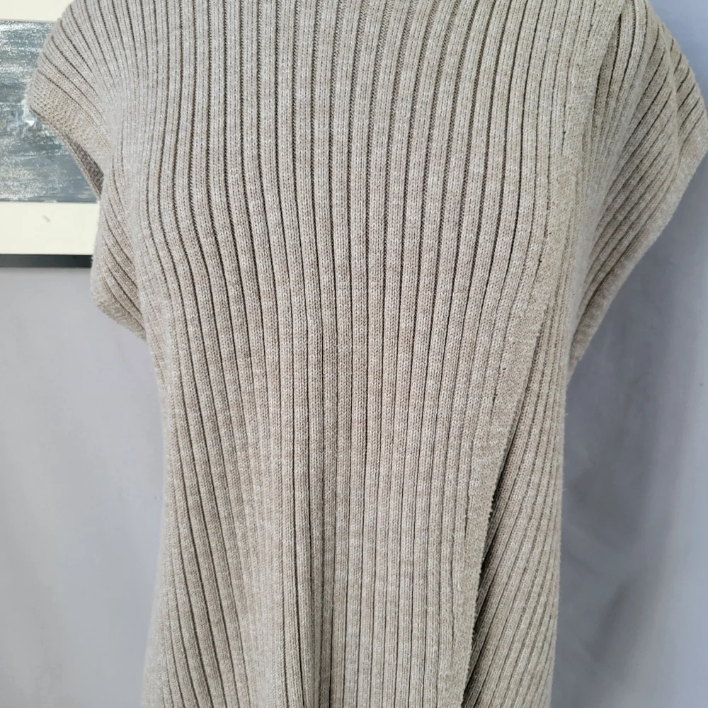 Thakoon Collective Cross Front Ribbed‎ Turtleneck Sweater M